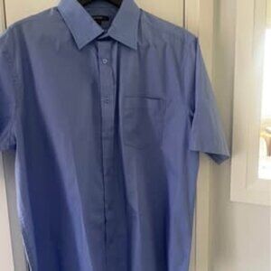 Men Collared Button Up Short Sleeve